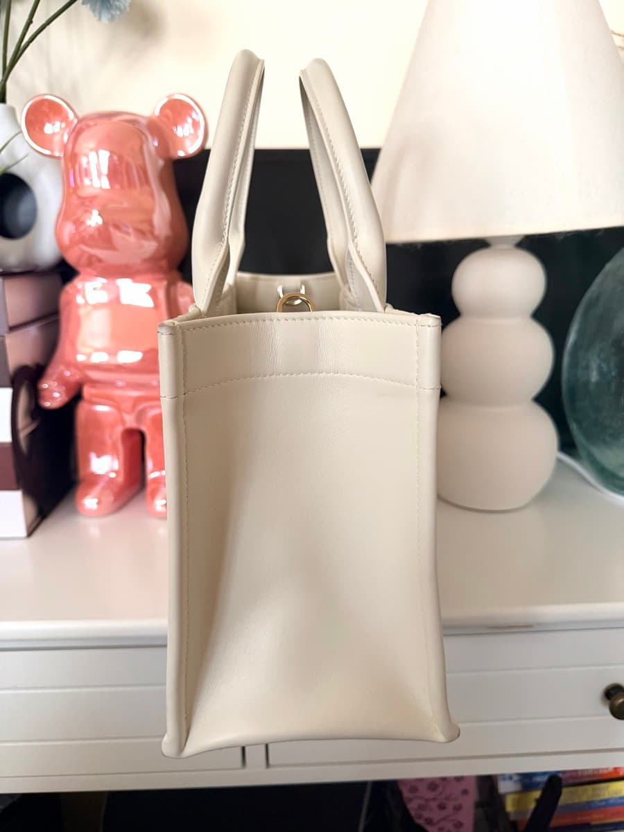 Dior Quilted MacroCannage Leather Small Book Tote thumbnail 3