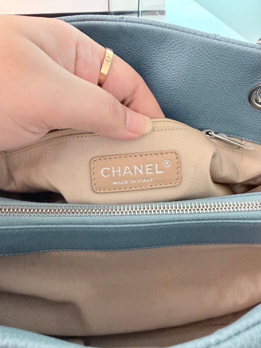 Chanel Quilted Leather Timeless Tote thumbnail 9