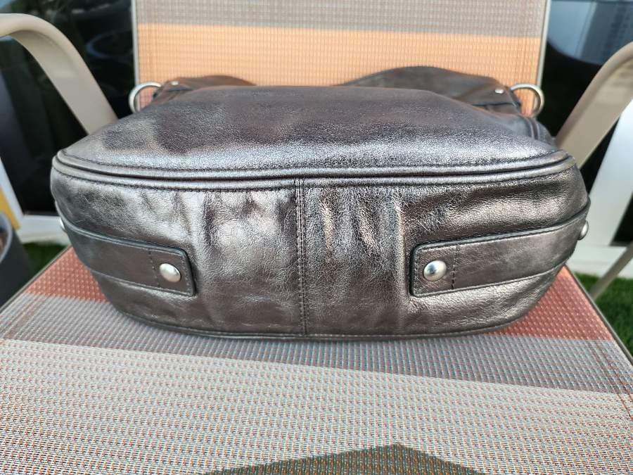 Coach Zoe Hobo Metallic Leather Shoulder-Crossbody Bag thumbnail 5