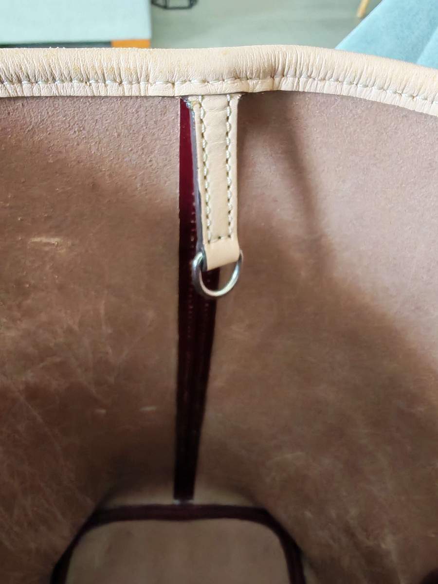 Coach Burgundy Leather Tote thumbnail 7