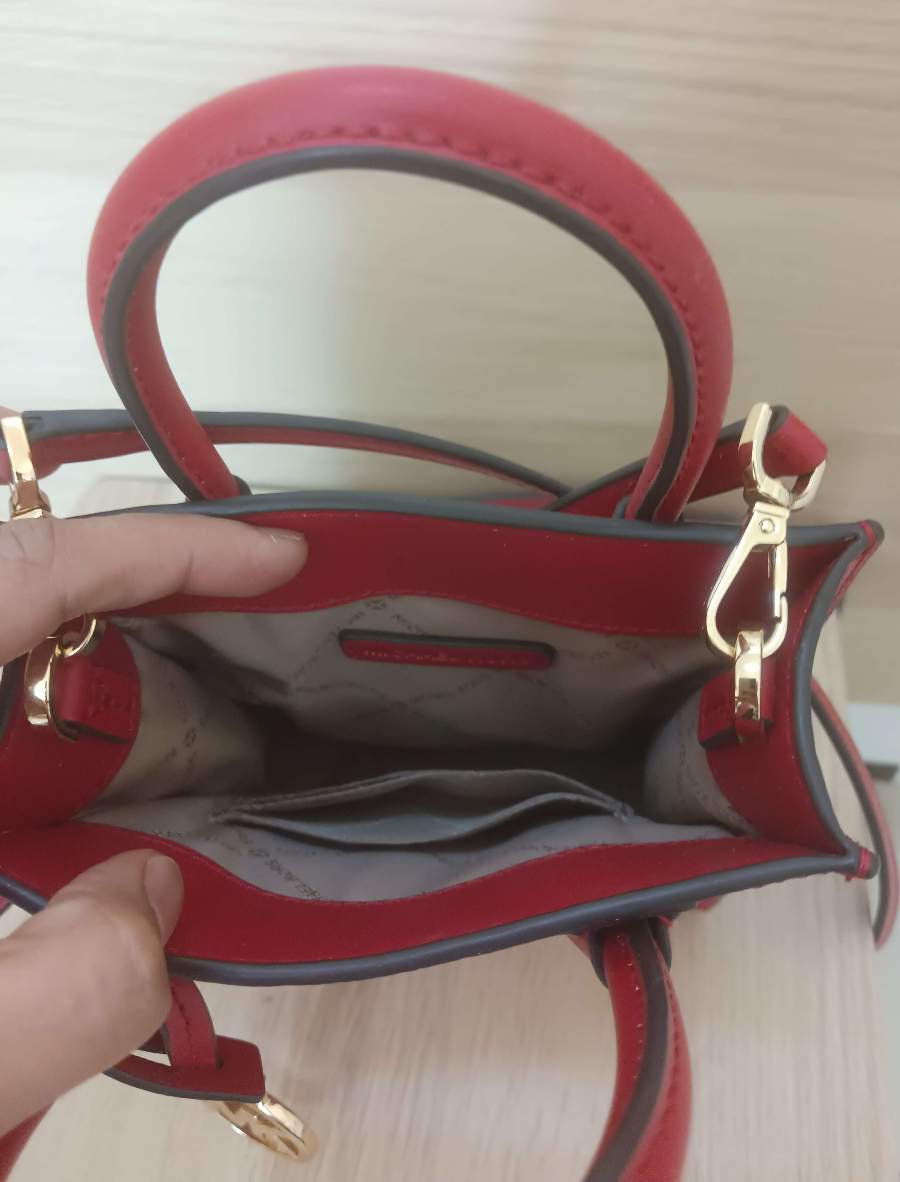 Michael Kors Red Satchel Bag thumbnail 3