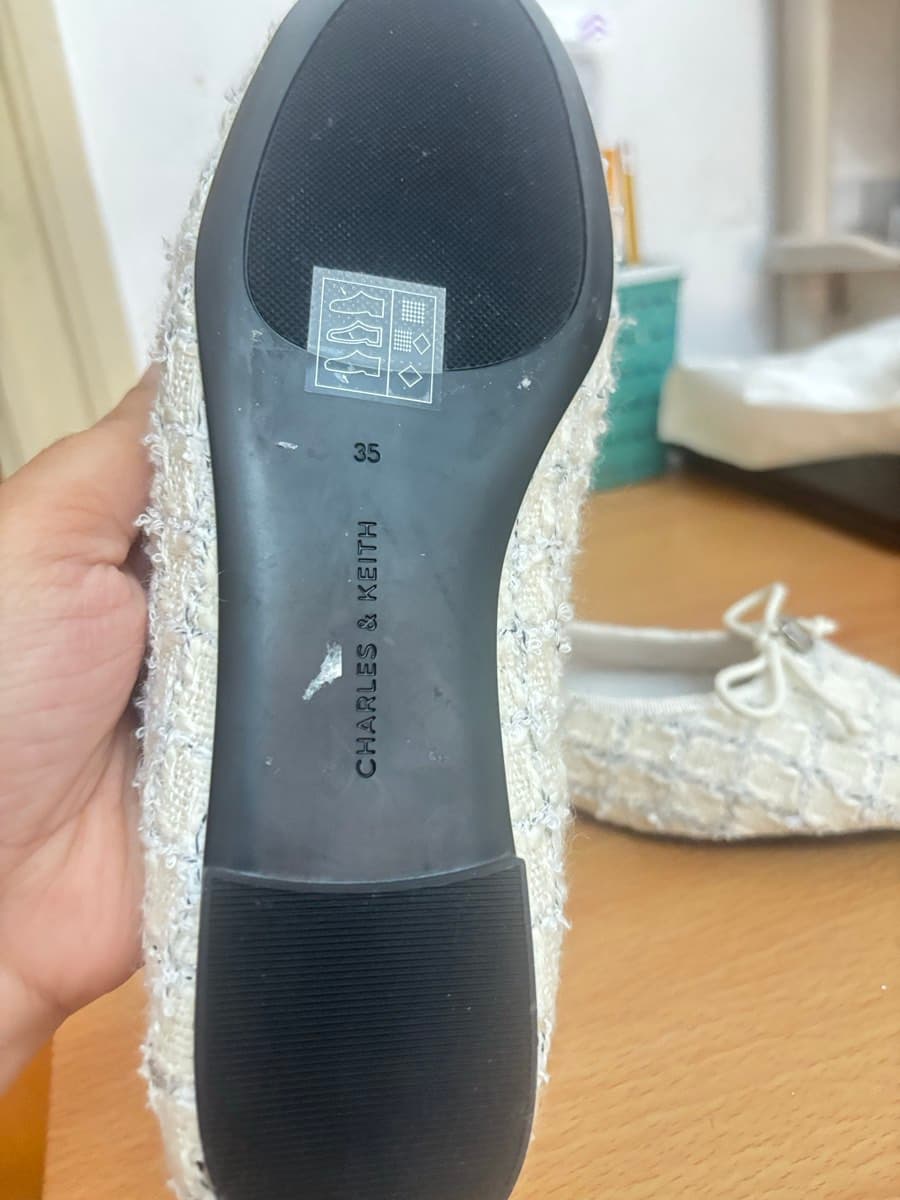 Charles & Keith Tweed Ballerinas thumbnail 6