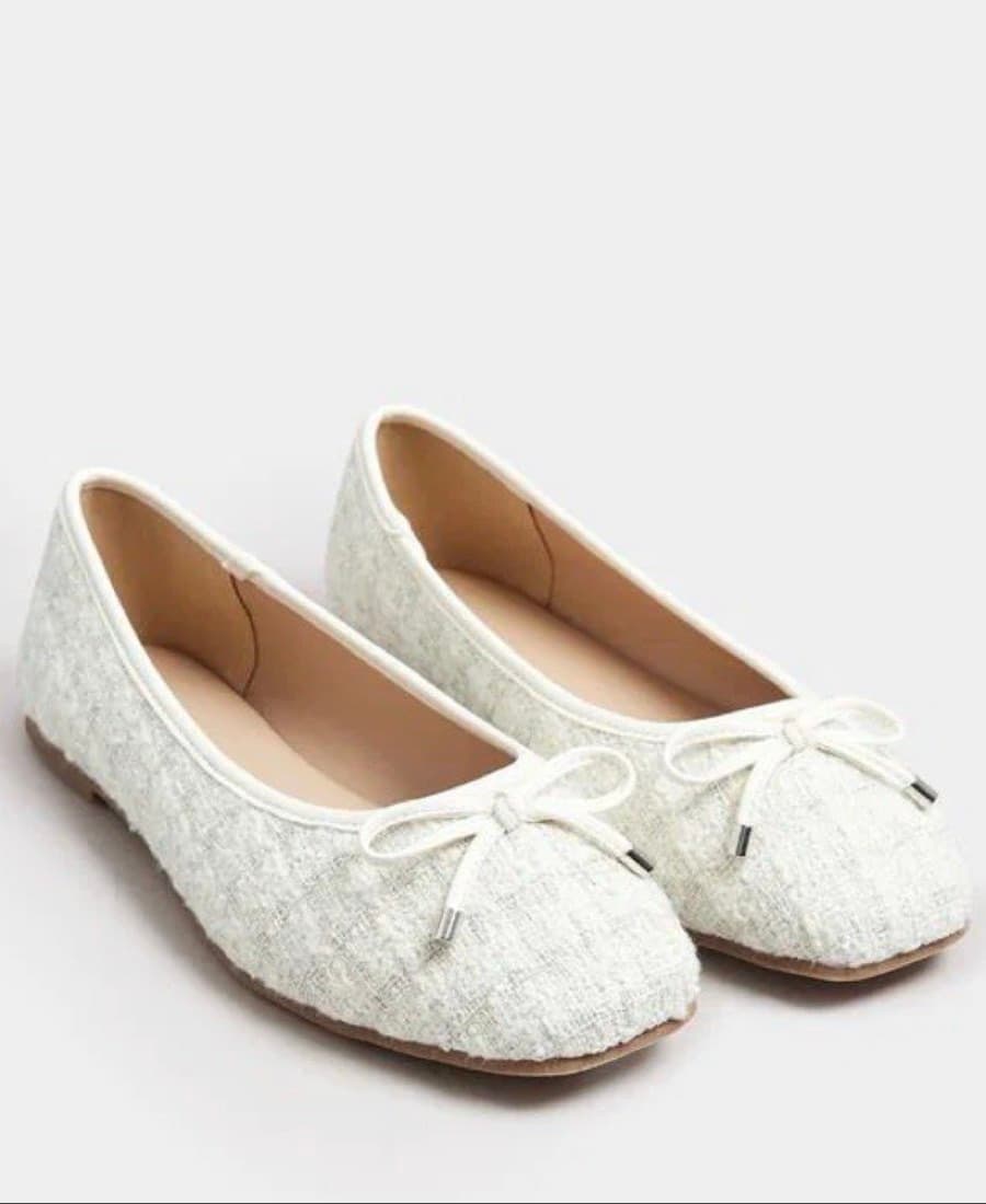 Charles & Keith Tweed Ballerinas thumbnail 3
