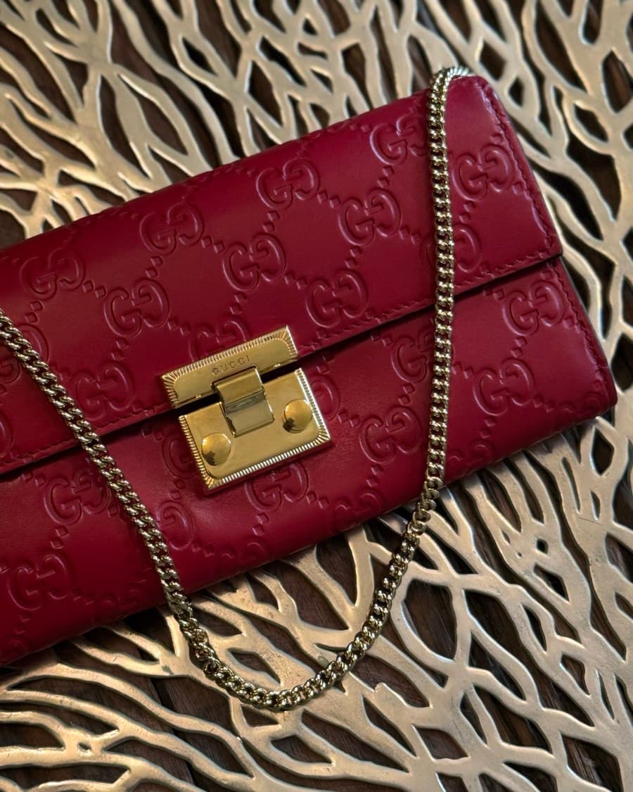 Gucci Guccissima Padlock Wallet thumbnail 3