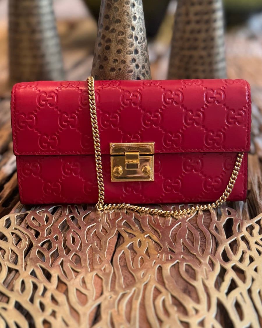 Gucci Guccissima Padlock Wallet thumbnail 2