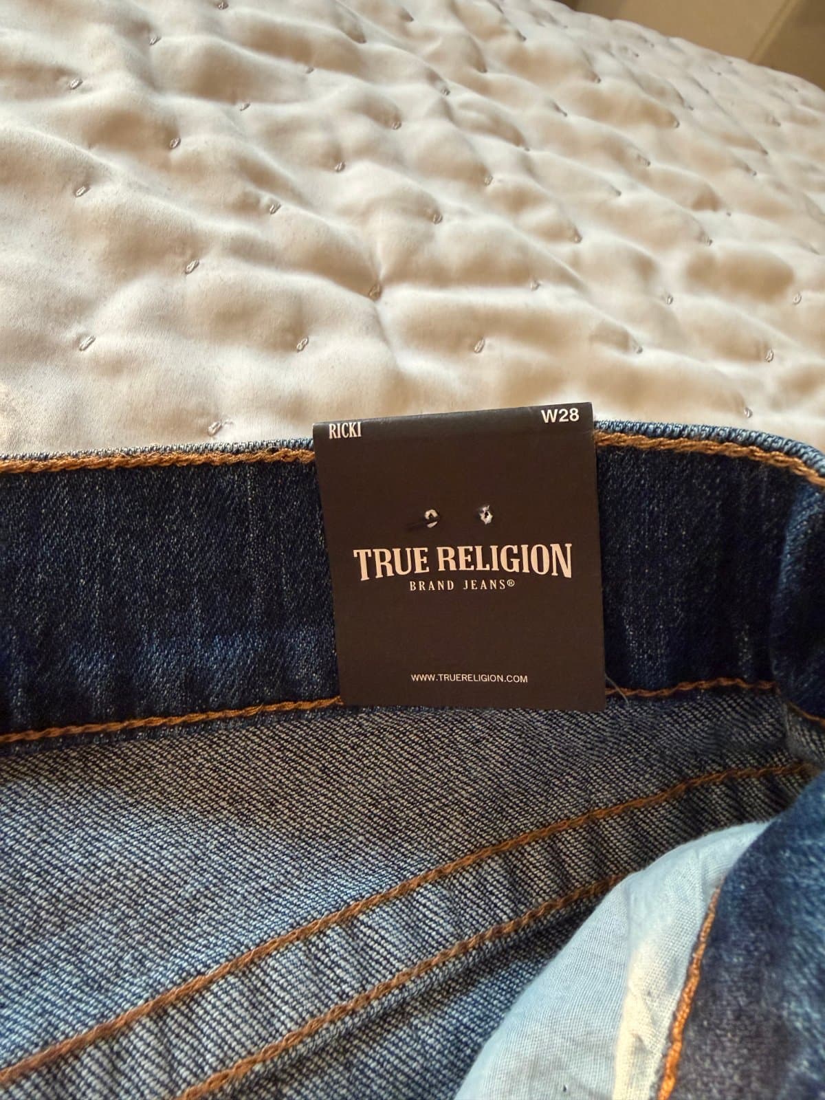 Cute patchwork True Religion Brand Jeans W28 thumbnail 3
