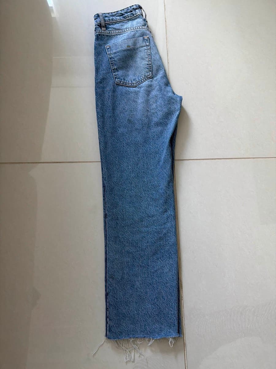 Zara Pearl Embellished Jeans thumbnail 5
