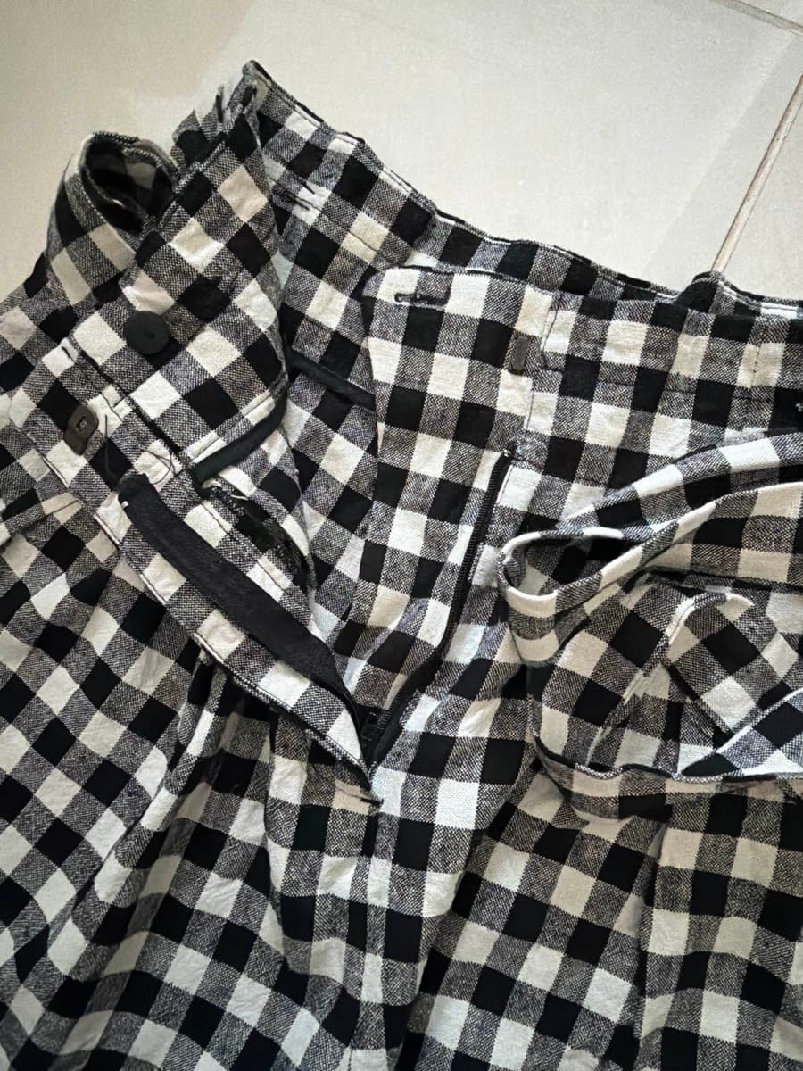 Gingham High-Waist Shorts thumbnail 3