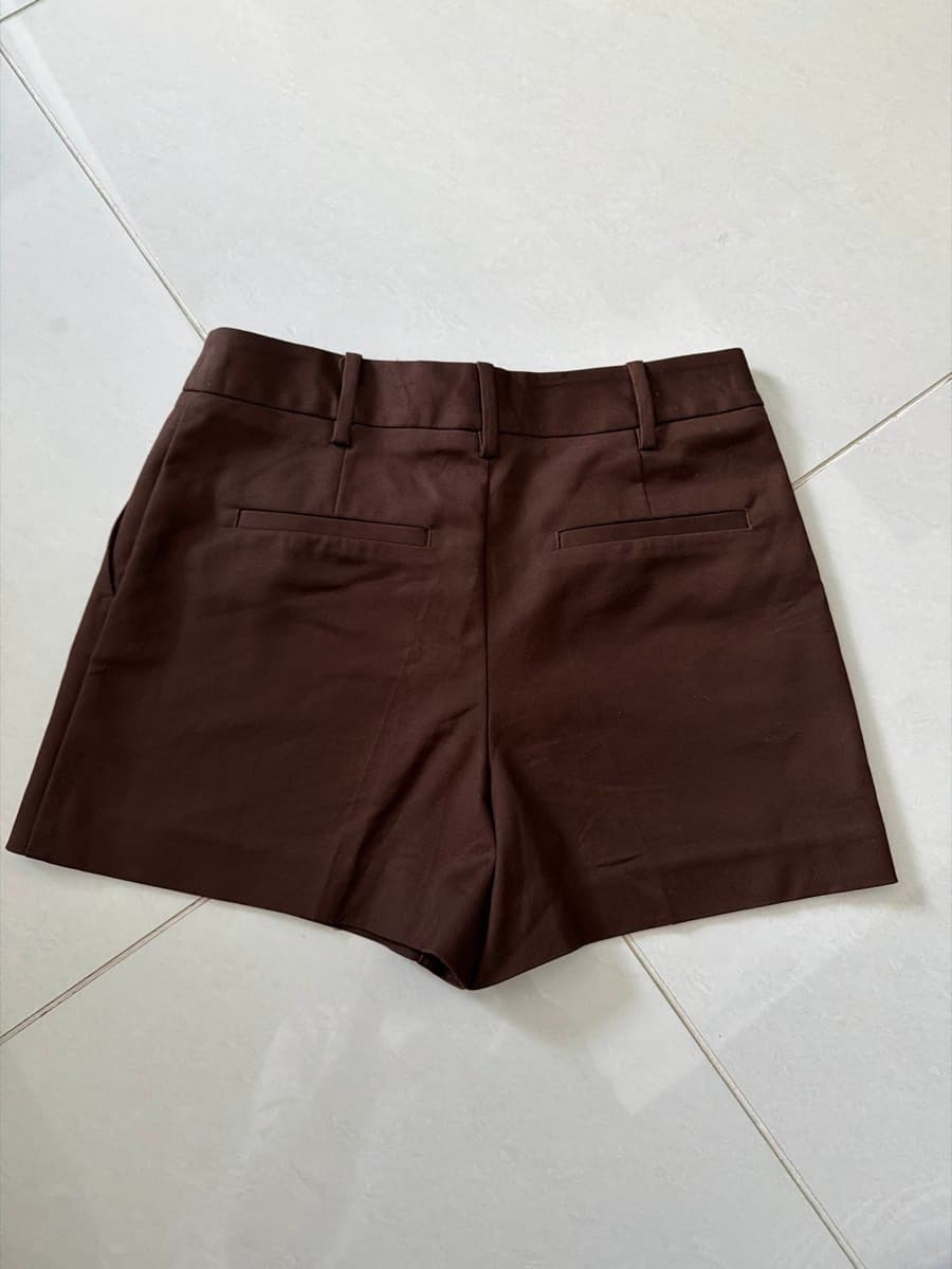 Brown Tailored Shorts thumbnail 4