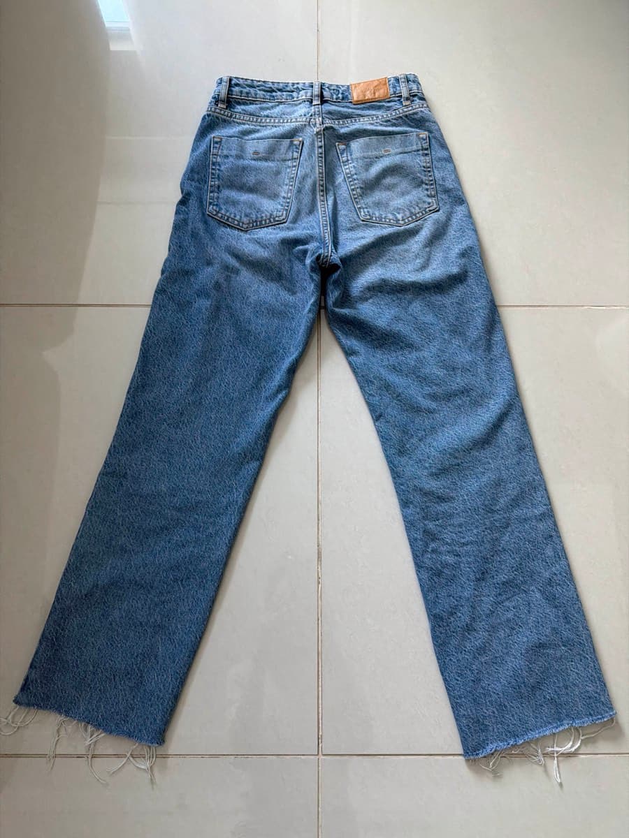 Zara Pearl Embellished Jeans thumbnail 6