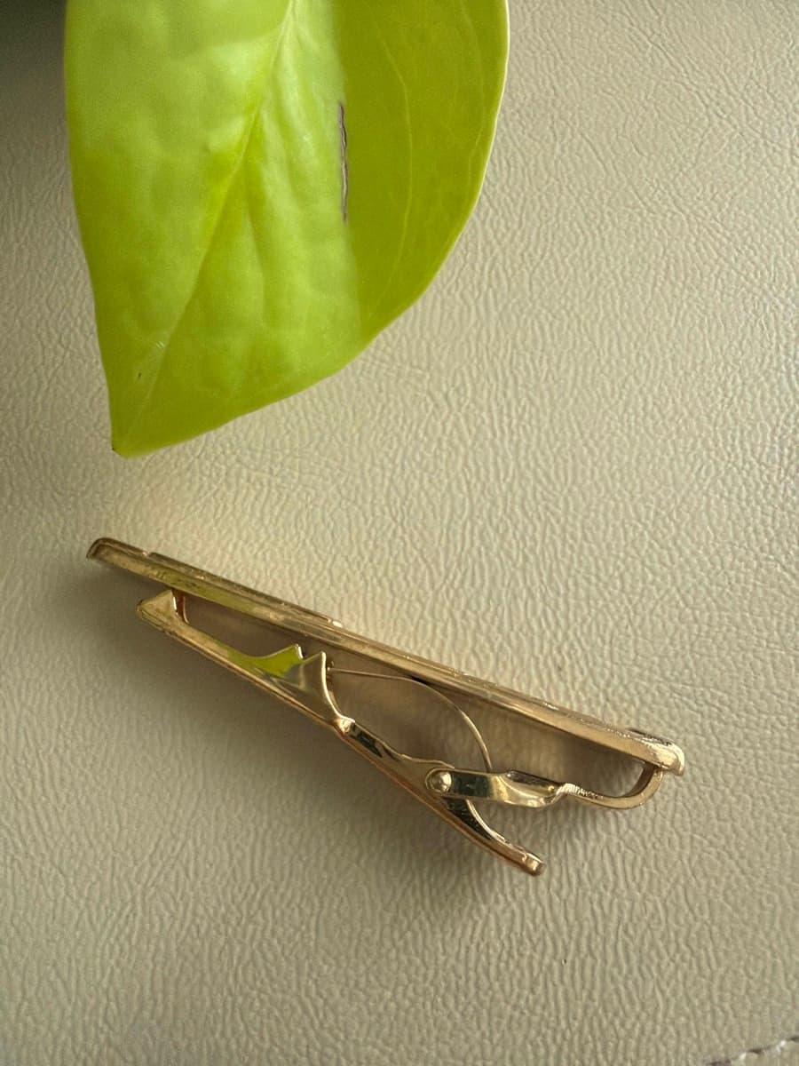 Christian Dior Gold Tie Clip thumbnail 3