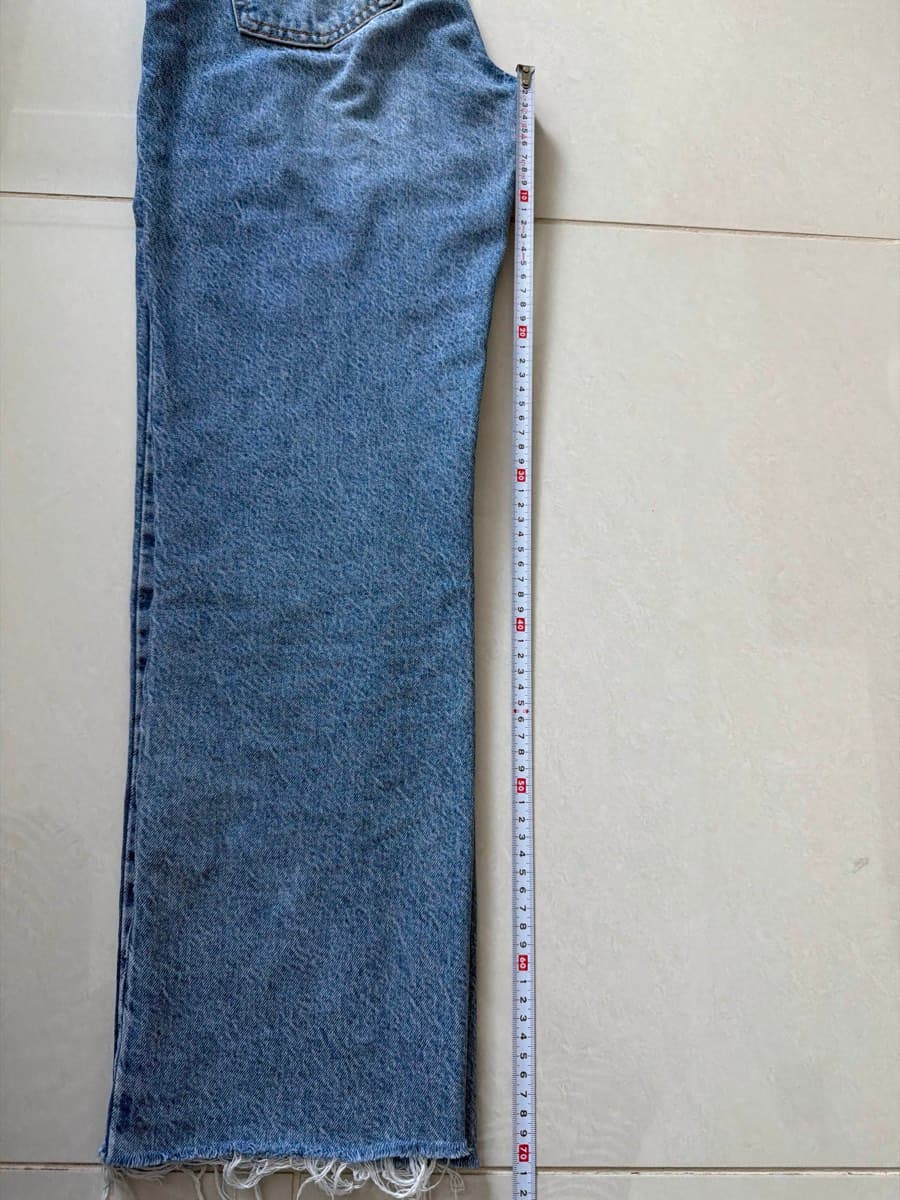 Zara Pearl Embellished Jeans thumbnail 7
