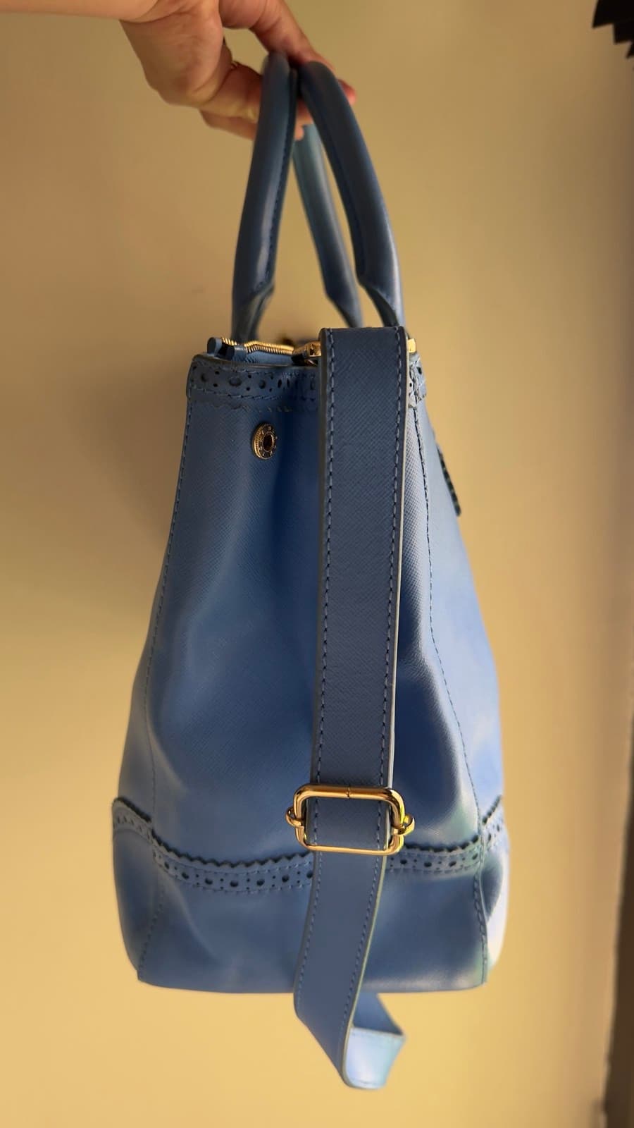 Tory Burch Perforated Leather Satchel thumbnail 2