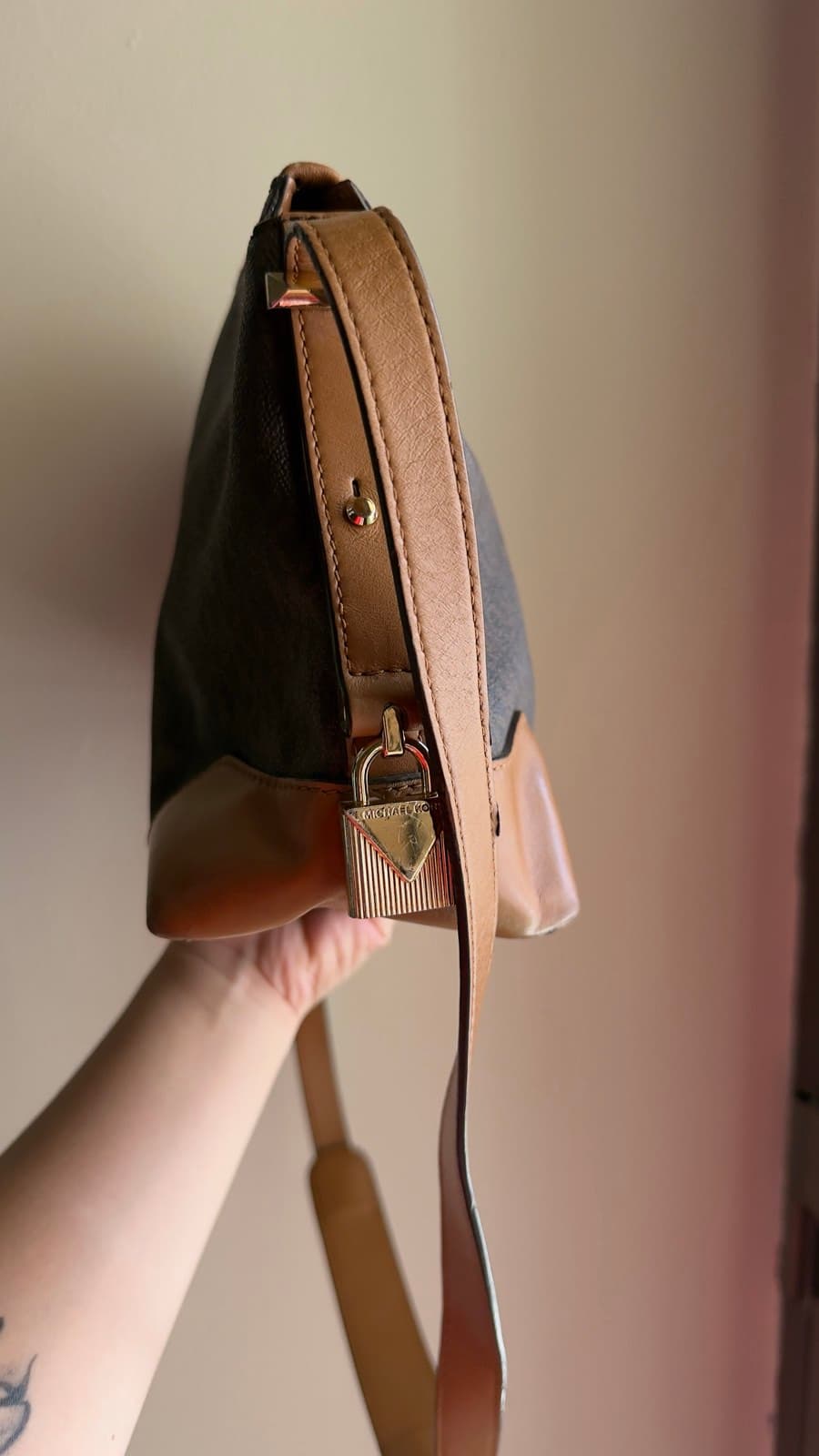 Michael Kors Monogram Shoulder Bag thumbnail 2