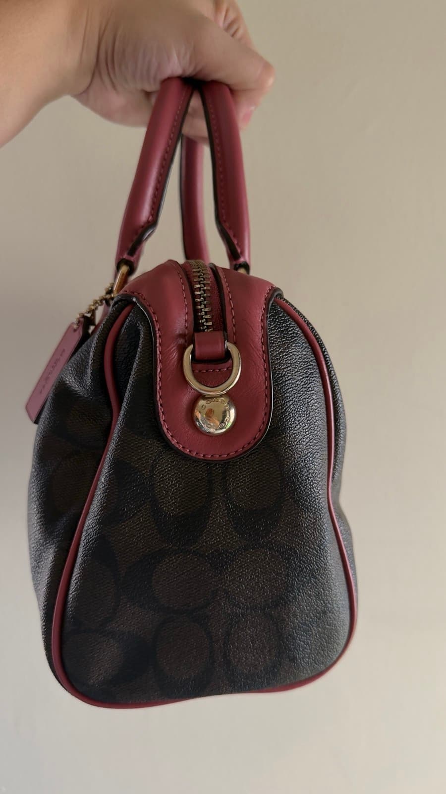 Coach Monogram Satchel Bag thumbnail 2