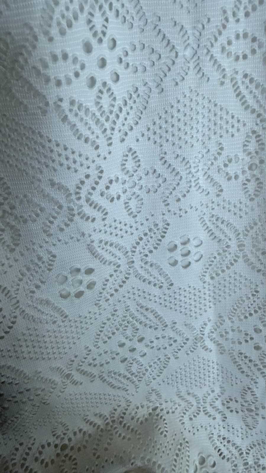 White Crochet Bodycon Dress thumbnail 5