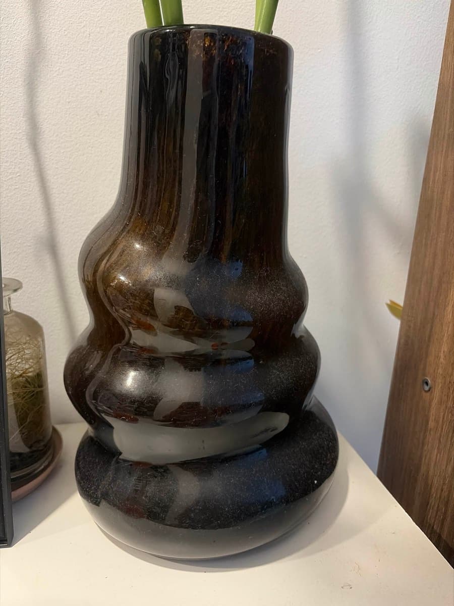 Dark Wood Decorative Vase thumbnail 2