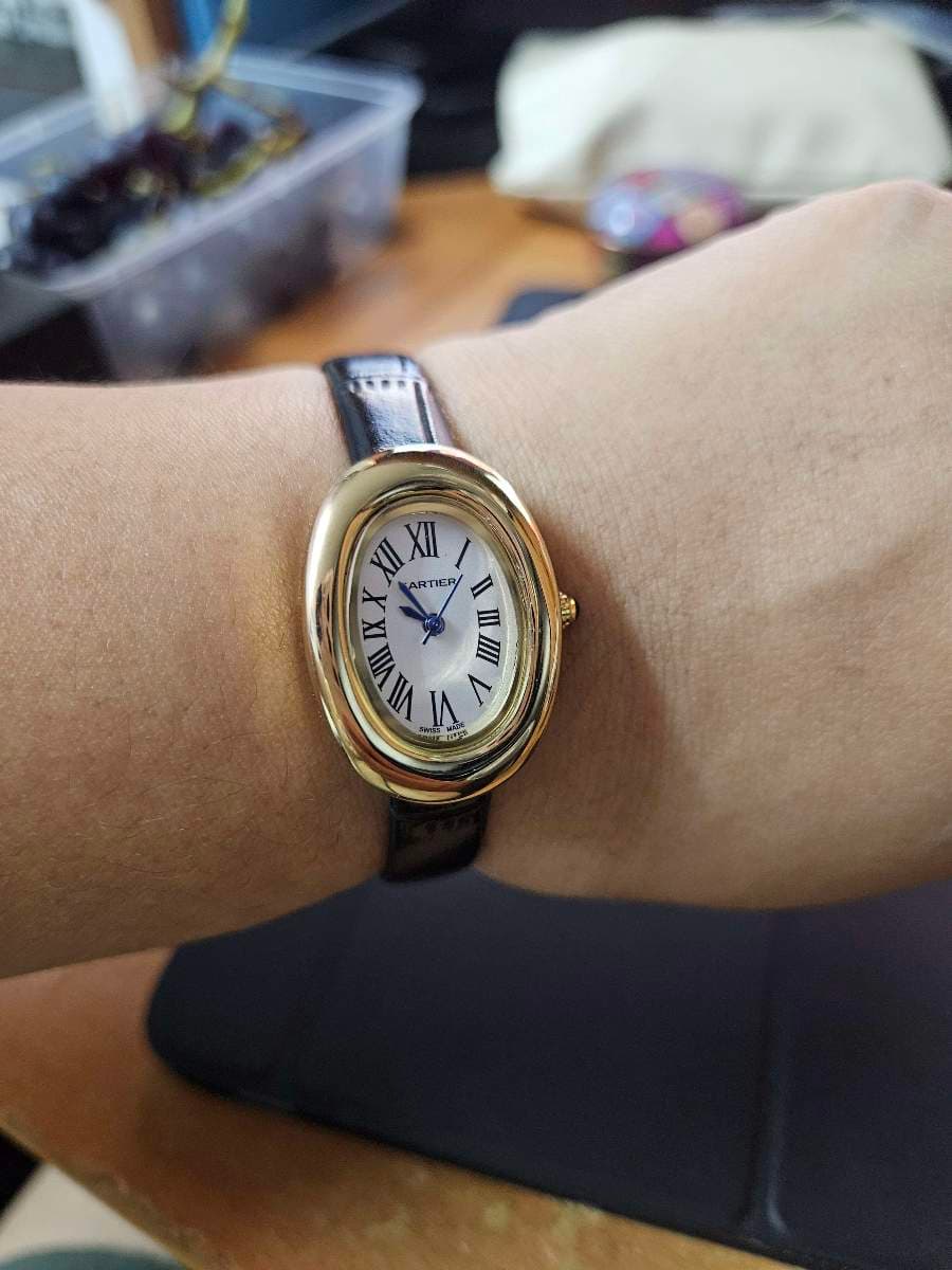 Cartier Inspired Gold Plated Watch thumbnail 5