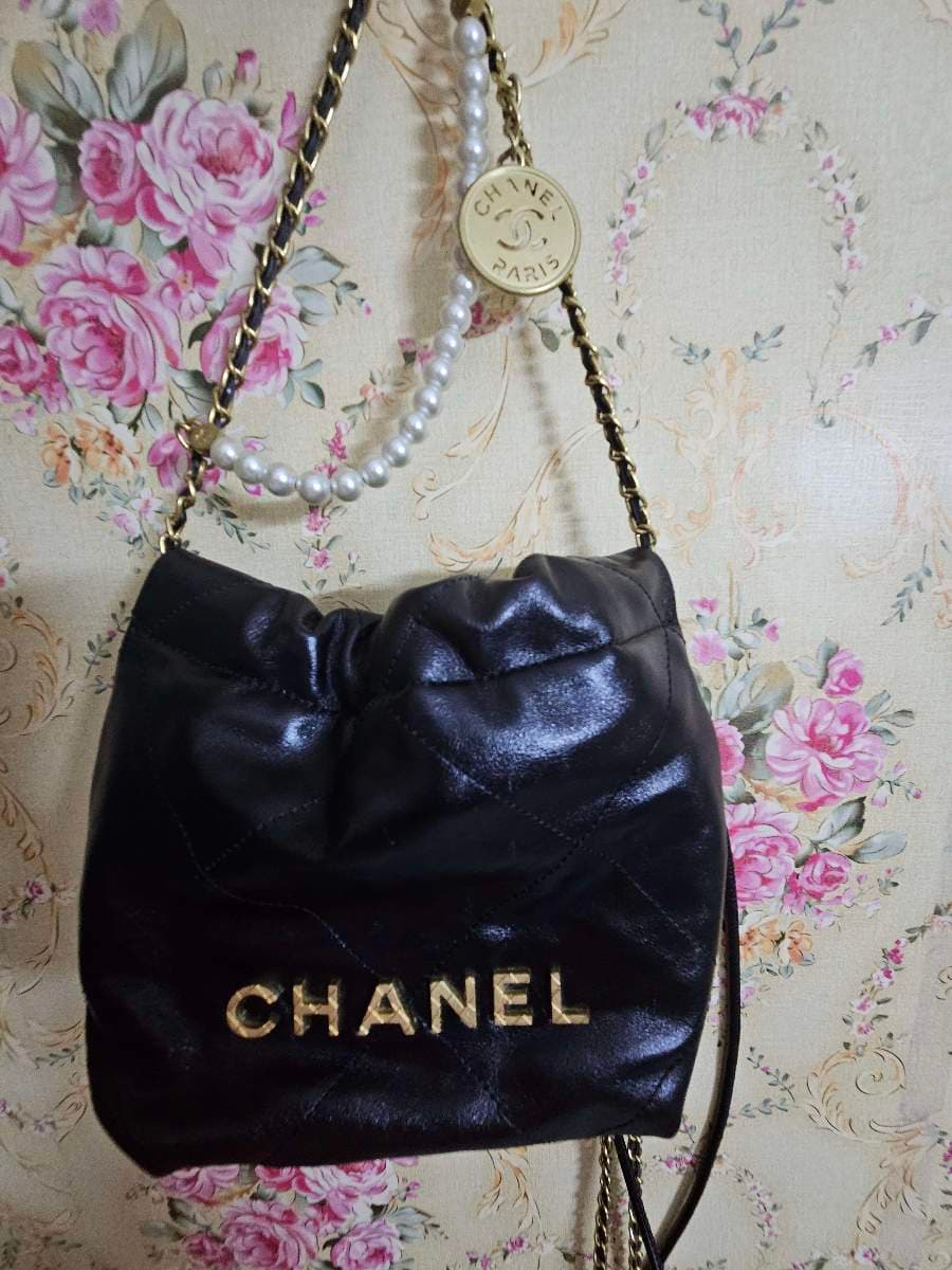Chanel Quilted Drawstring Bag thumbnail 2