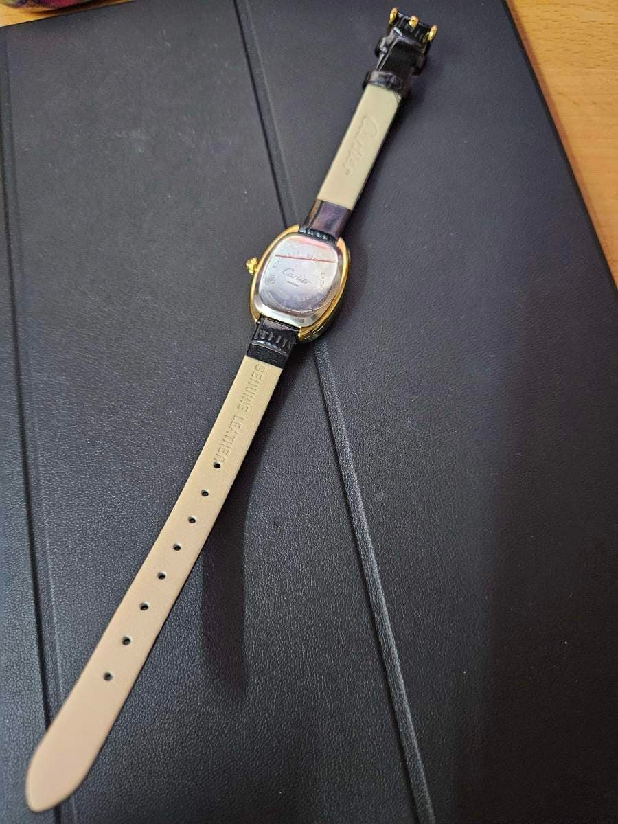 Cartier Inspired Gold Plated Watch thumbnail 4
