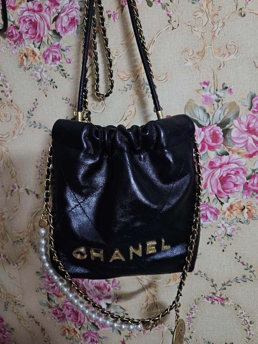 Chanel Quilted Drawstring Bag thumbnail 5