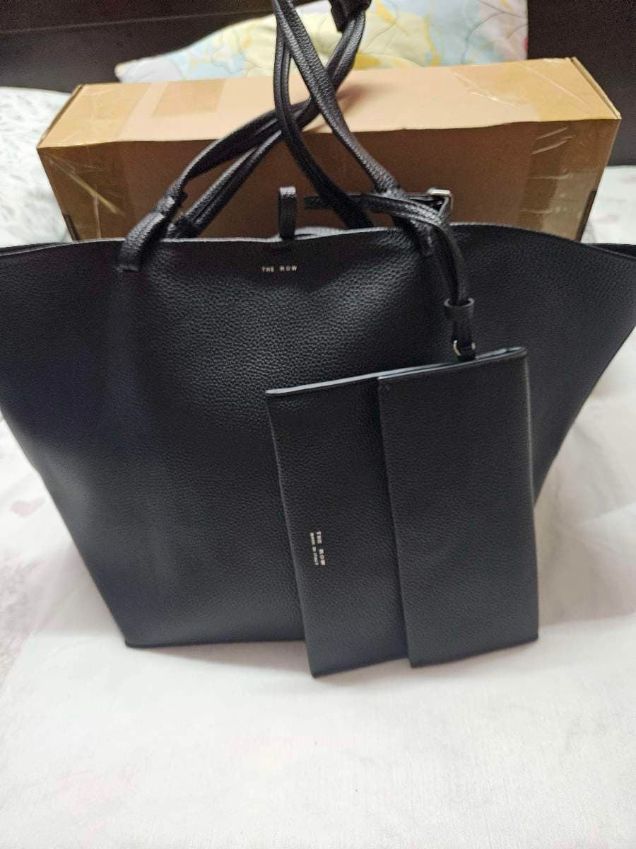 The Row Black Leather Tote (brand new) thumbnail 4