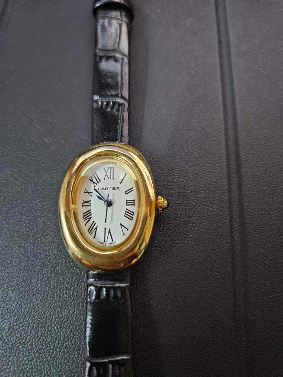 Cartier Inspired Gold Plated Watch thumbnail 2