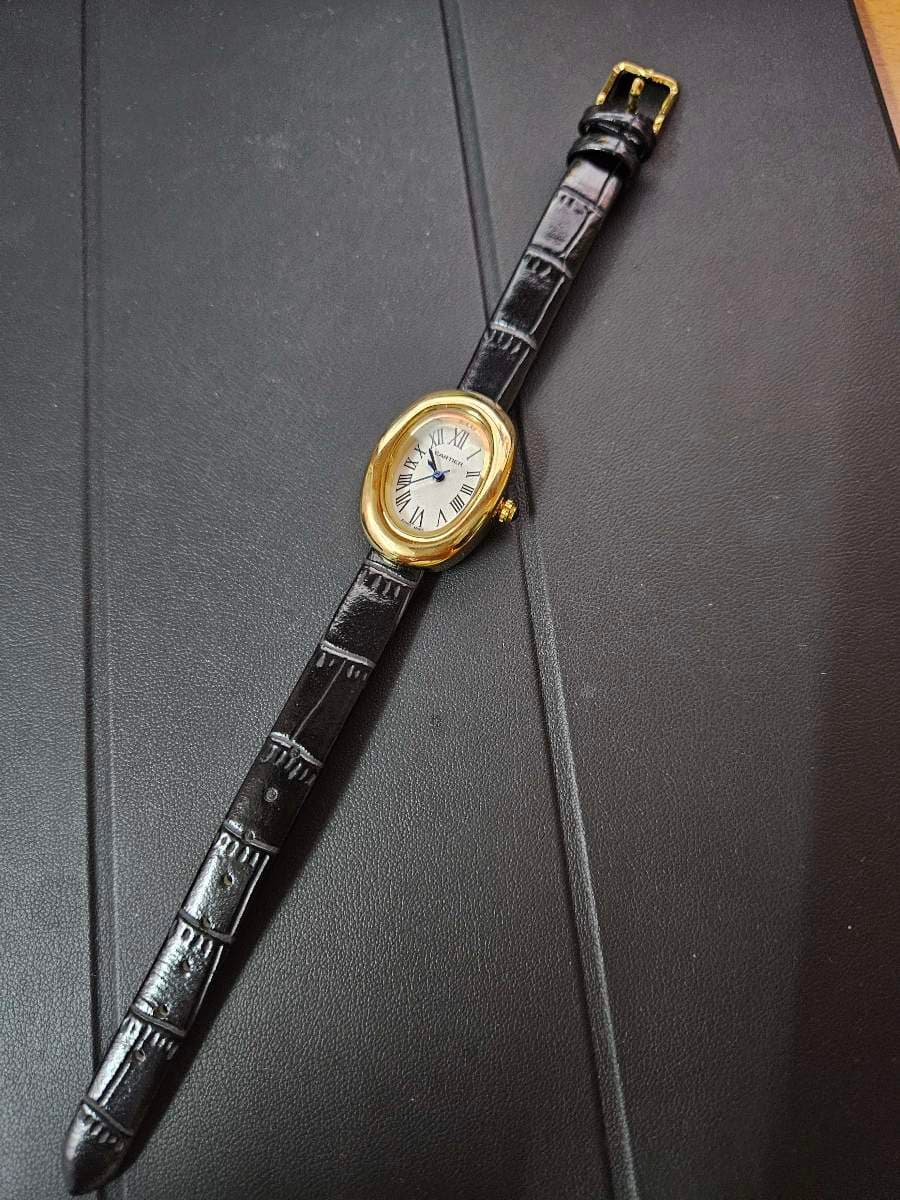 Cartier Inspired Gold Plated Watch thumbnail 3