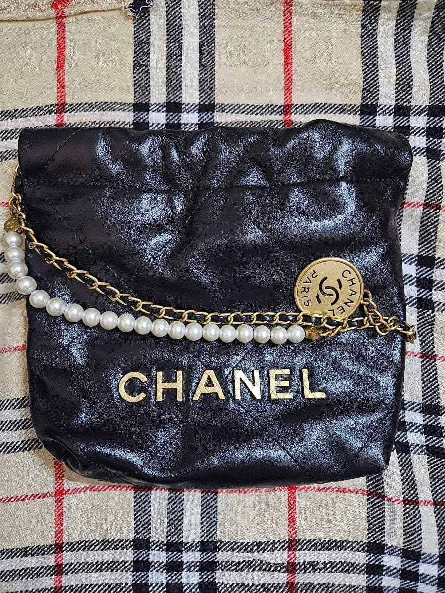 Chanel Quilted Drawstring Bag thumbnail 3