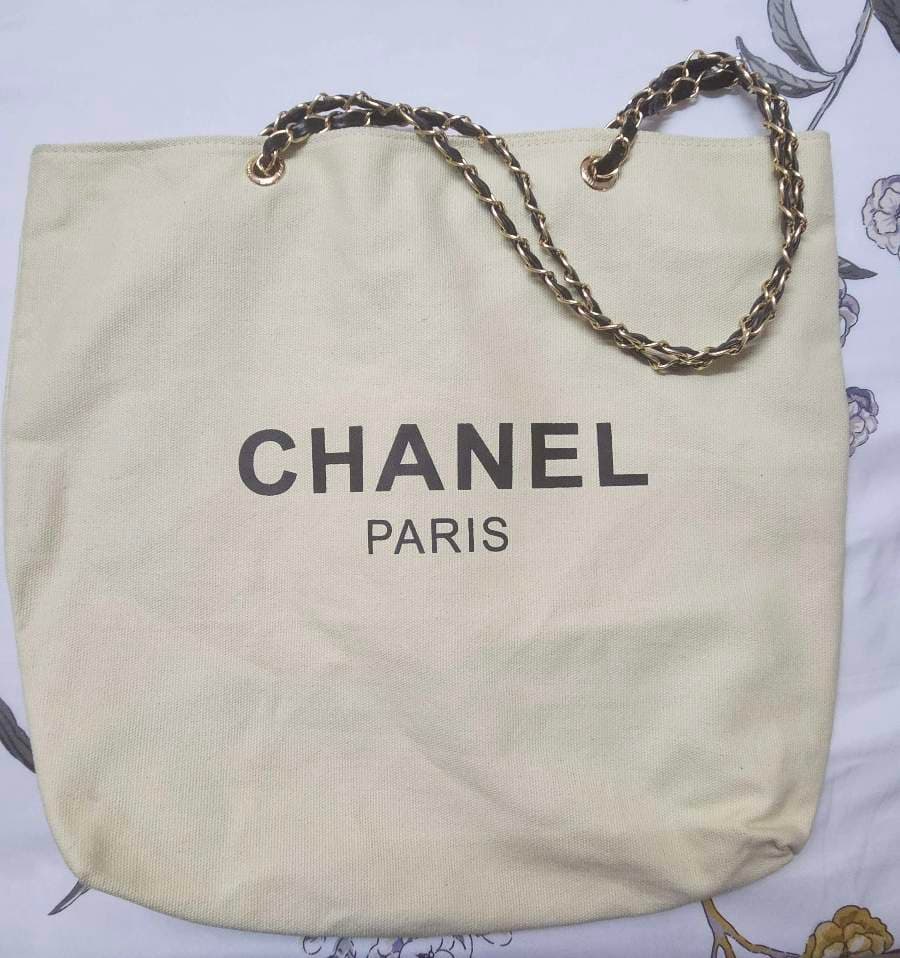 Chanel Canvas Tote Bag thumbnail 2