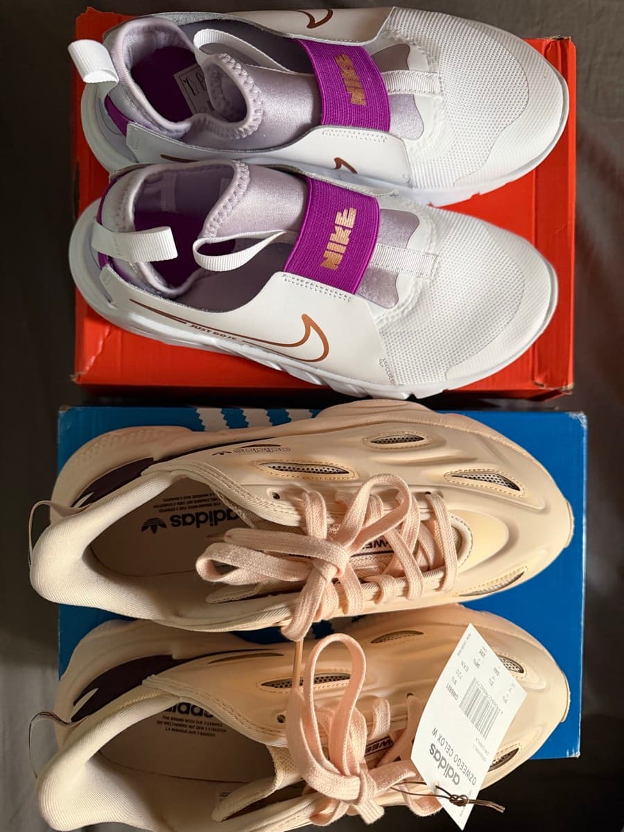 BOTH - Original Adidas Ozweego Celox EUR38 2/3 and Nike Flex Runner 2 EUR38