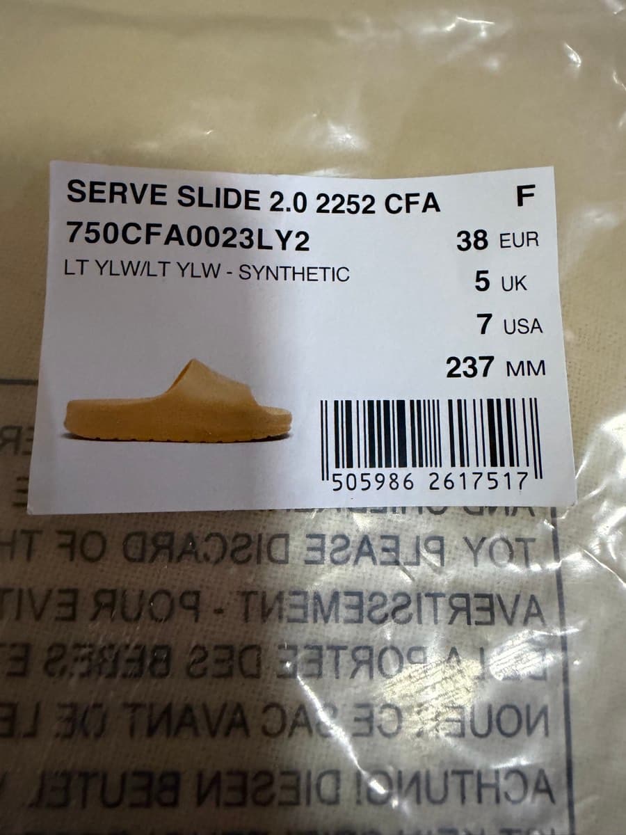 Lacoste Serve Slide EUR37 (38 on tag) thumbnail 5