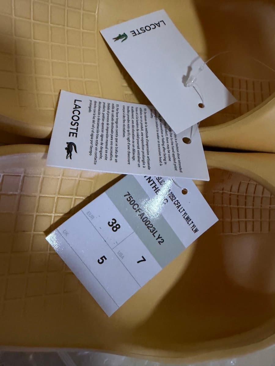 Lacoste Serve Slide EUR37 (38 on tag) thumbnail 4