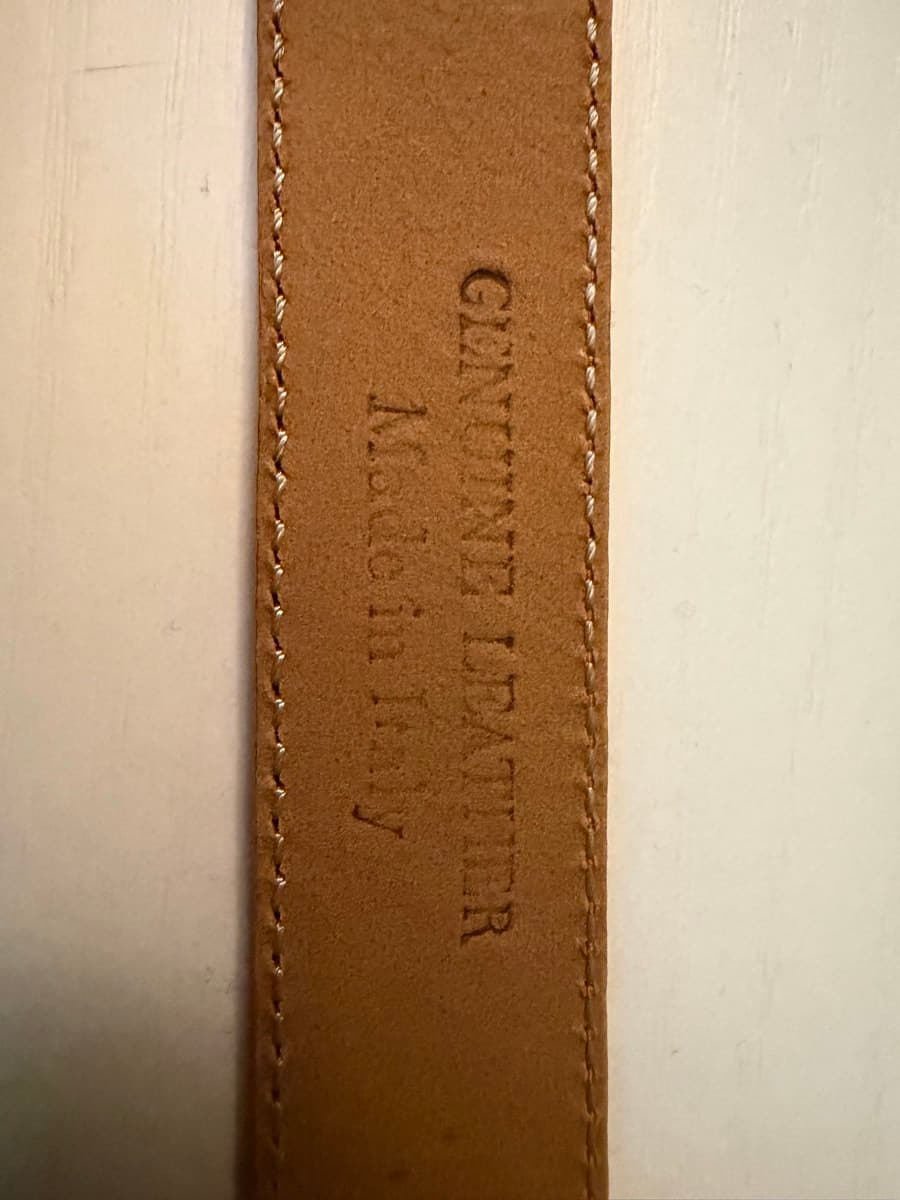 Emporio Armani Leather Belt Size 30 thumbnail 4