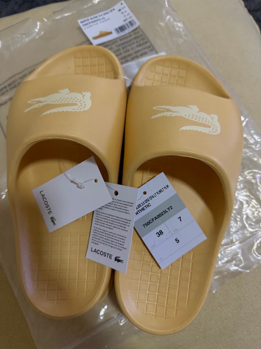 Lacoste Serve Slide EUR37 (38 on tag) thumbnail 2