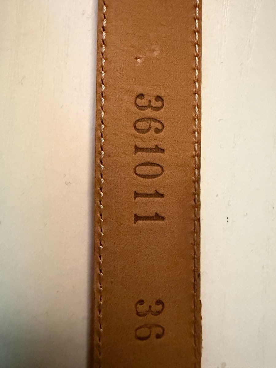 Emporio Armani Leather Belt Size 30 thumbnail 3