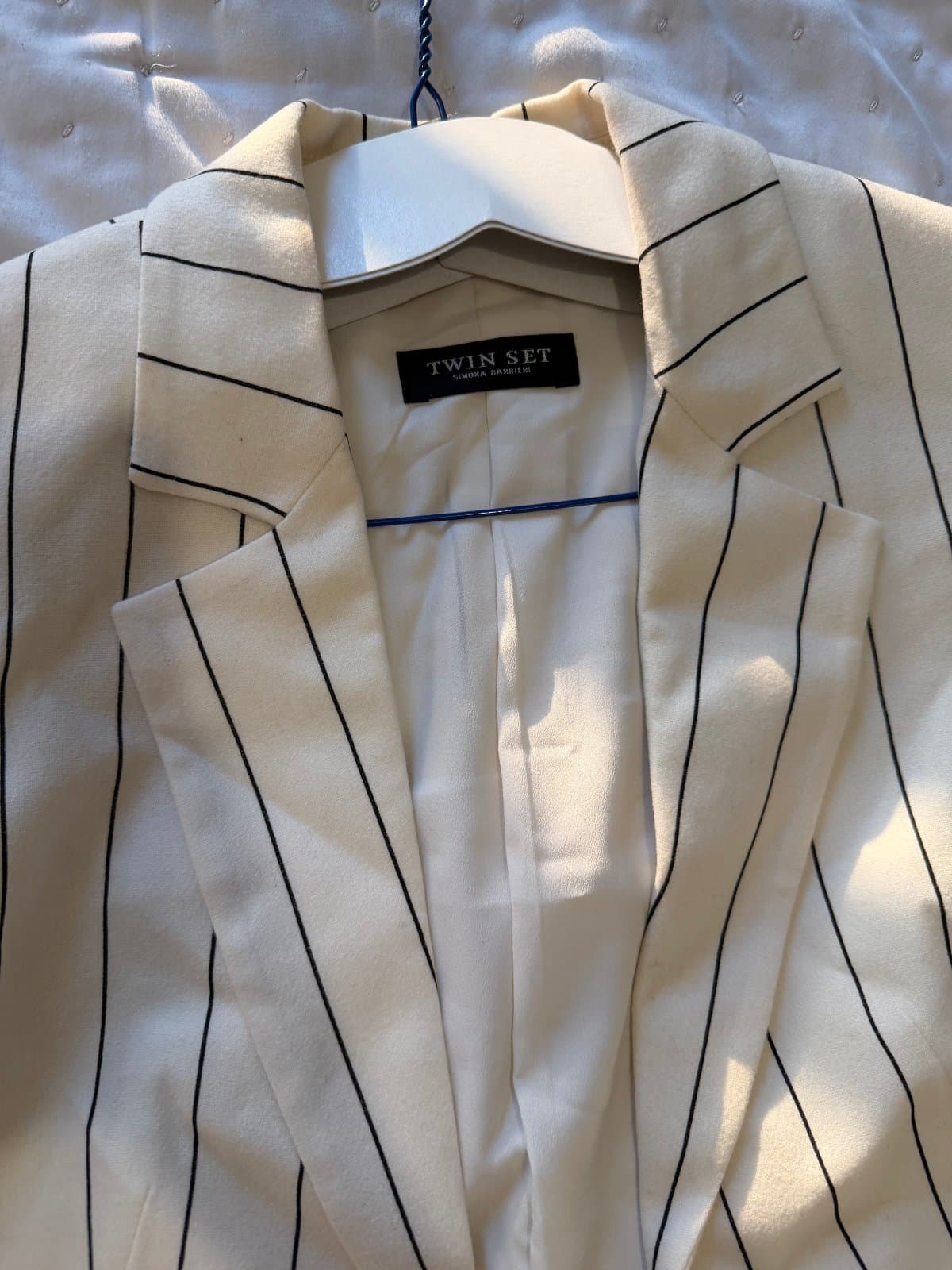 Twinset (Simona Barbieri) women’s pinstriped suit, size S. thumbnail 3