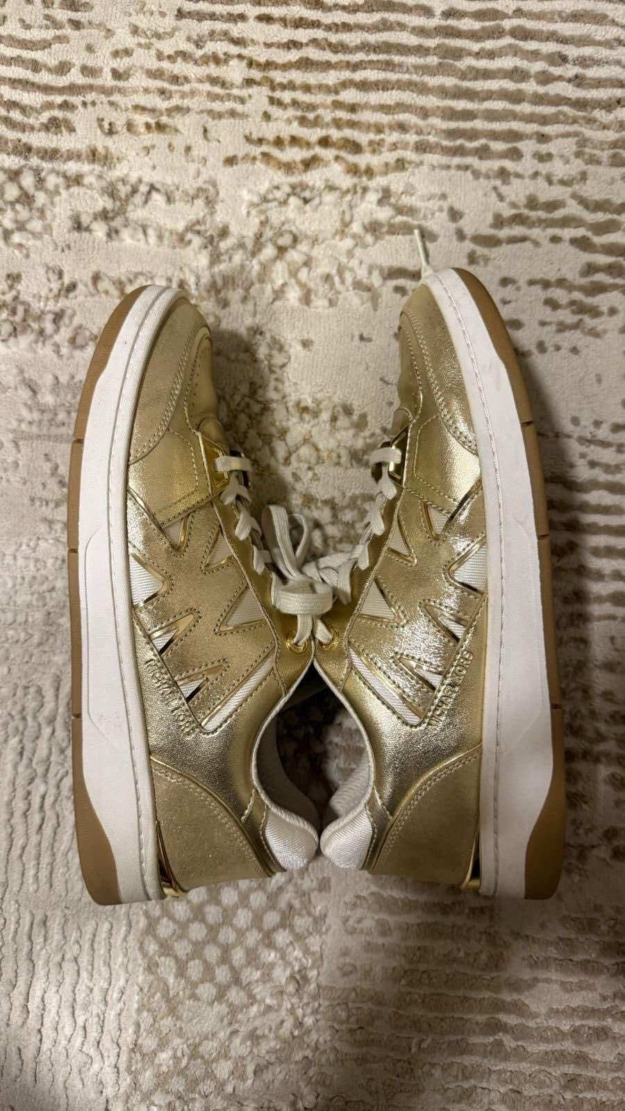 Michael Kors Gold Sneakers thumbnail 3