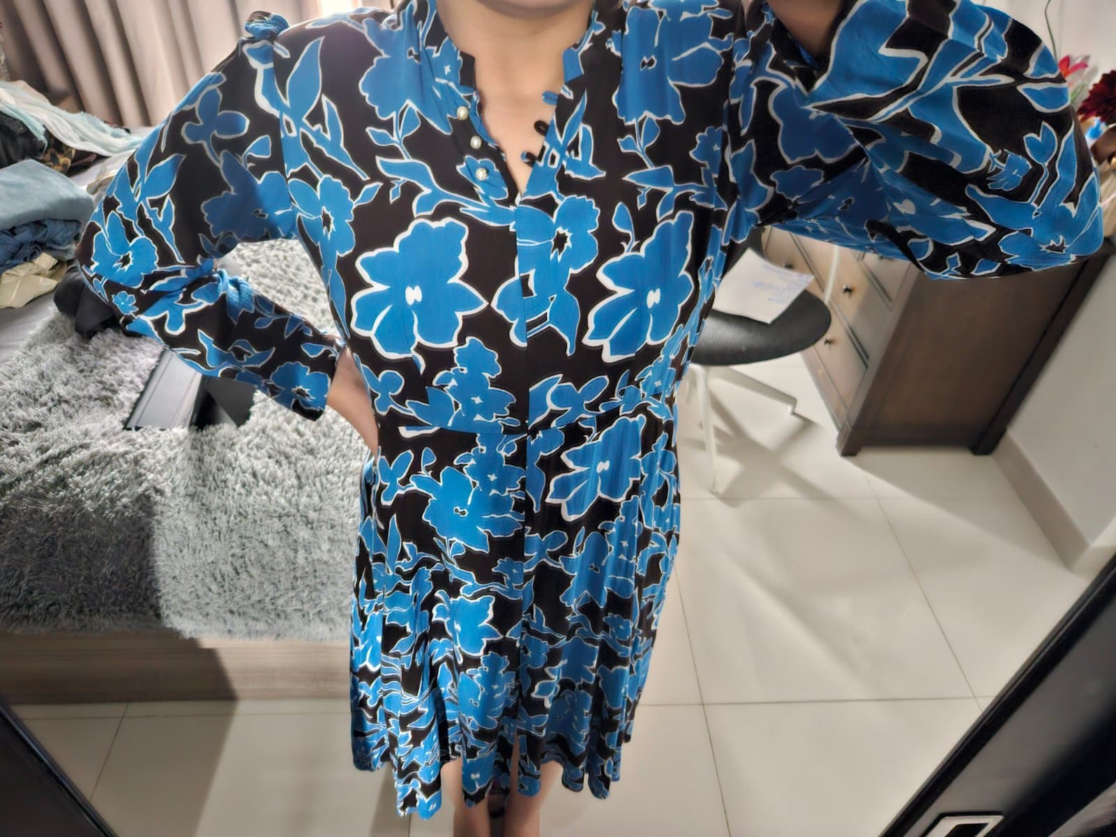 Floral Print Midi Dress