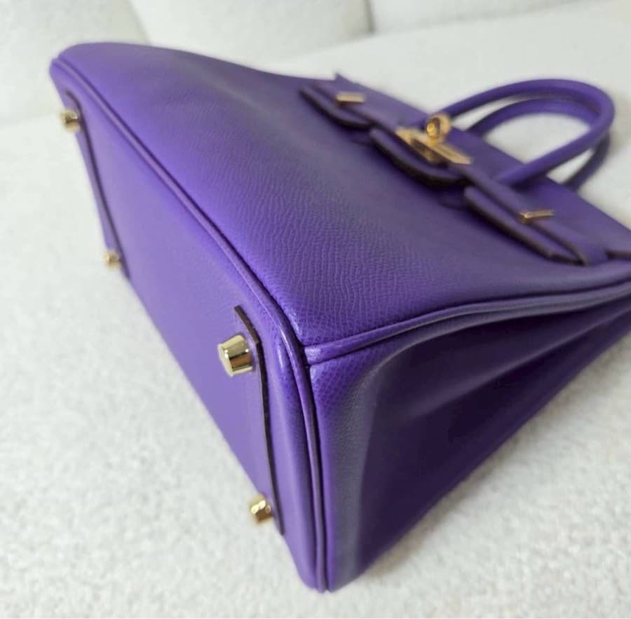 Like new Birkin 25 Crocus color Epsom GHW Stamp P thumbnail 4