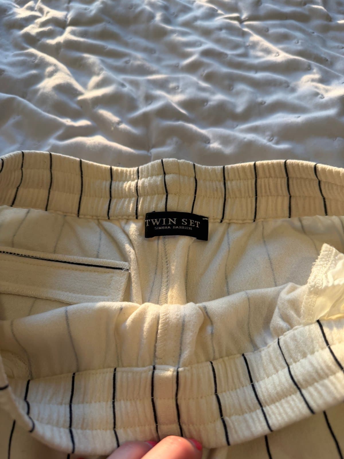 Twinset (Simona Barbieri) women’s pinstriped suit, size S. thumbnail 4