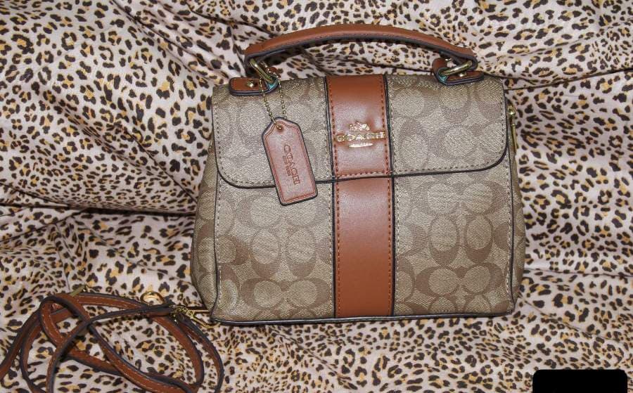 Coach Monogram Top Handle Bag