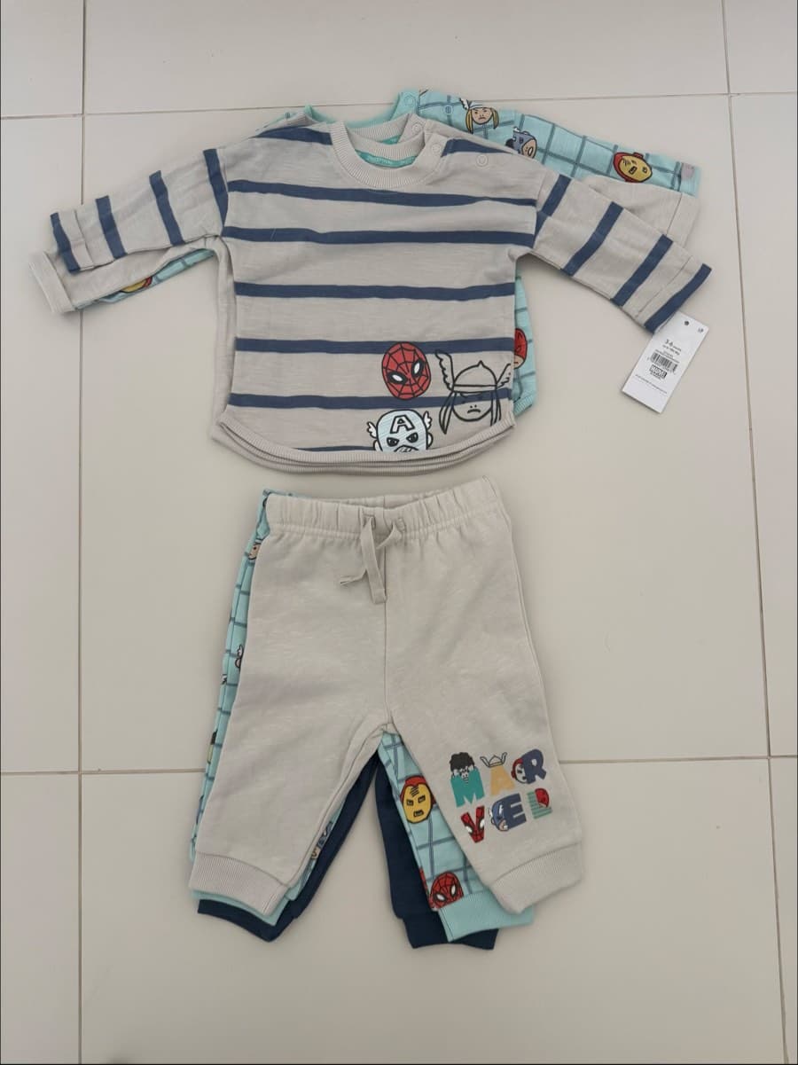 George Marvel Baby Set Bundle x3 Outfits thumbnail 2
