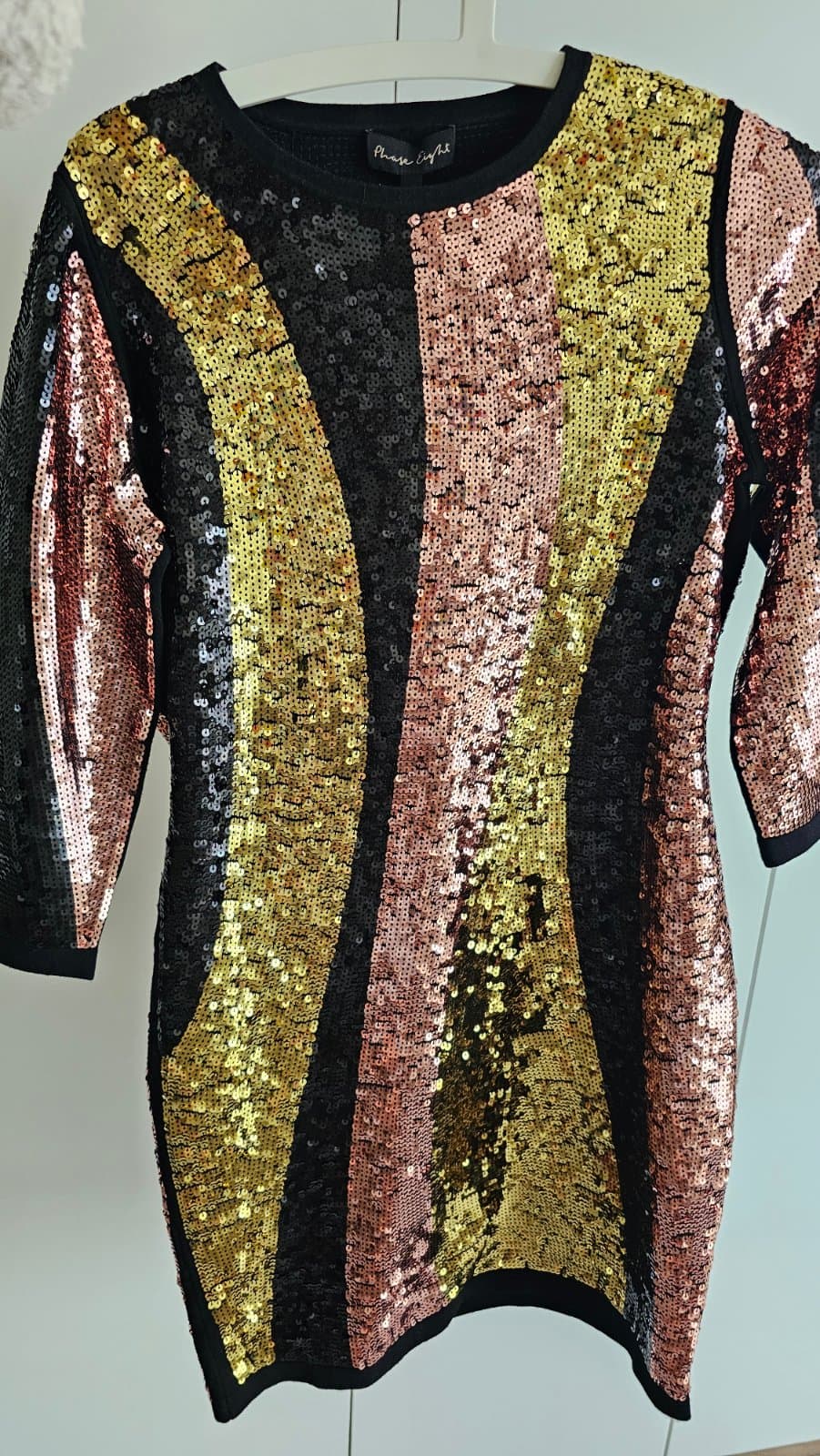 NEW Phase Eight Cassey Sequin Dress – UK 10 – With Tags thumbnail 6