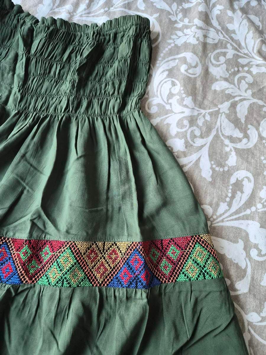Green Embroidered Dress/skirt thumbnail 4
