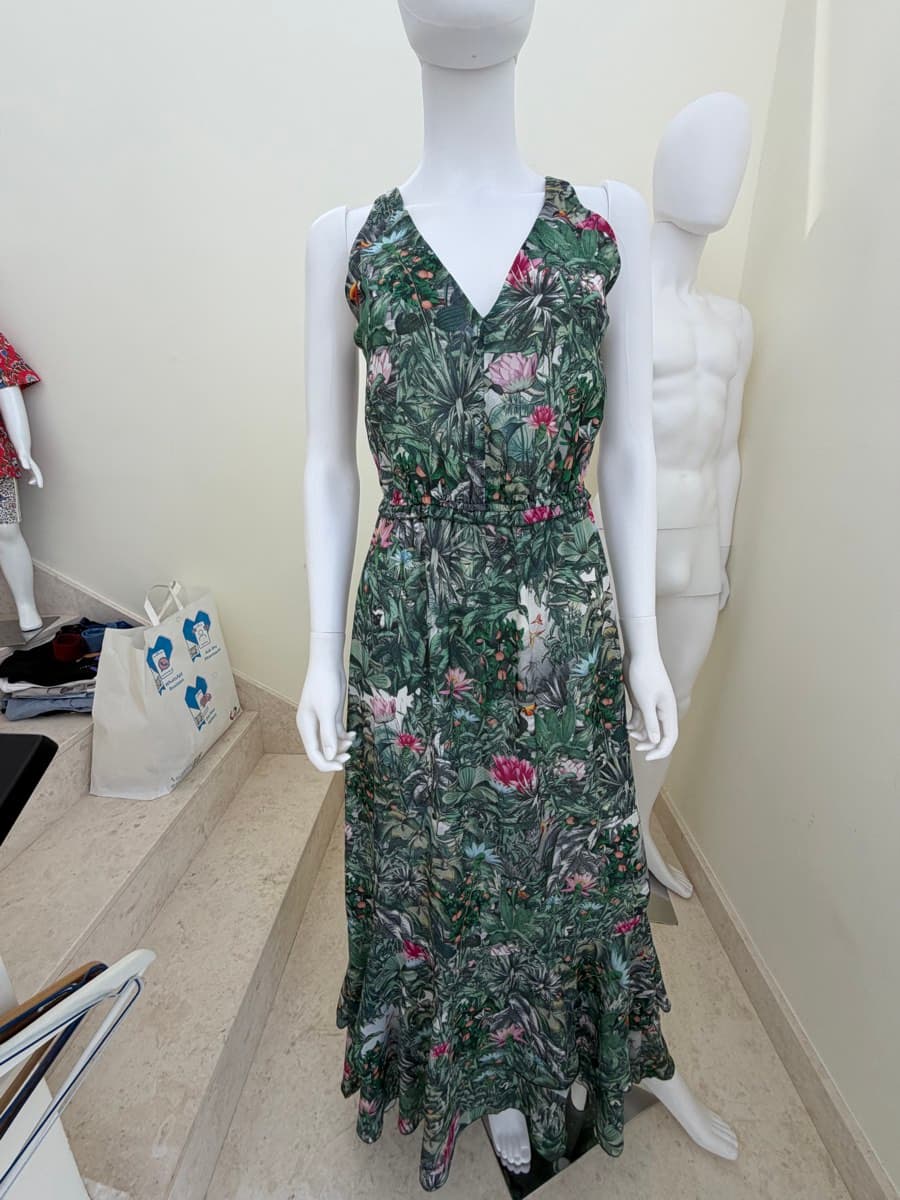 Tropical Print Maxi Dress H&M thumbnail 3