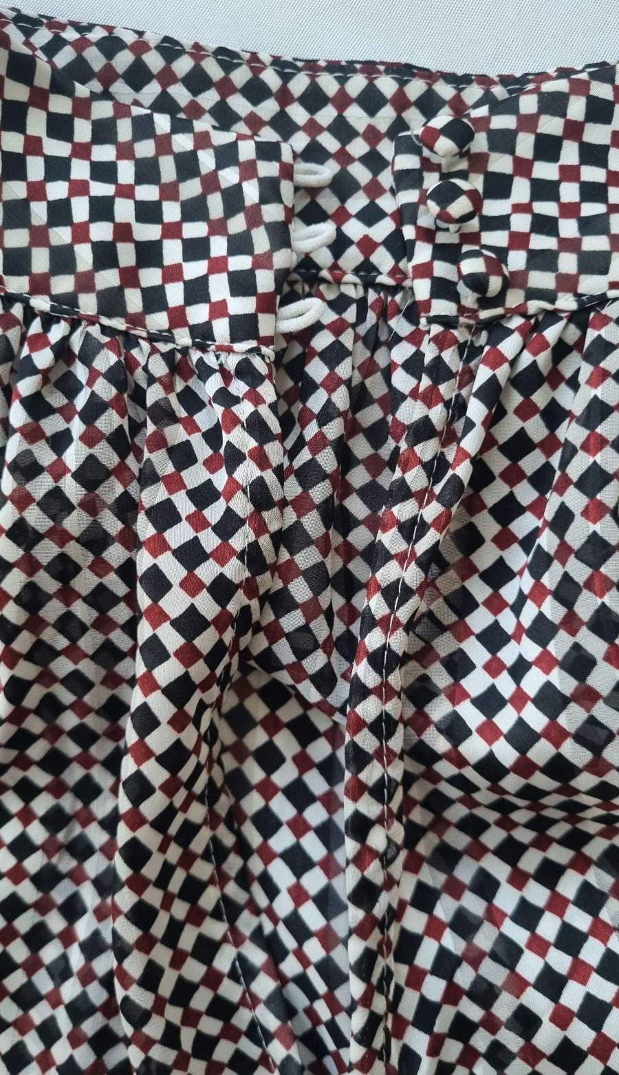 H&M Patterned High-Neck Blouse thumbnail 8
