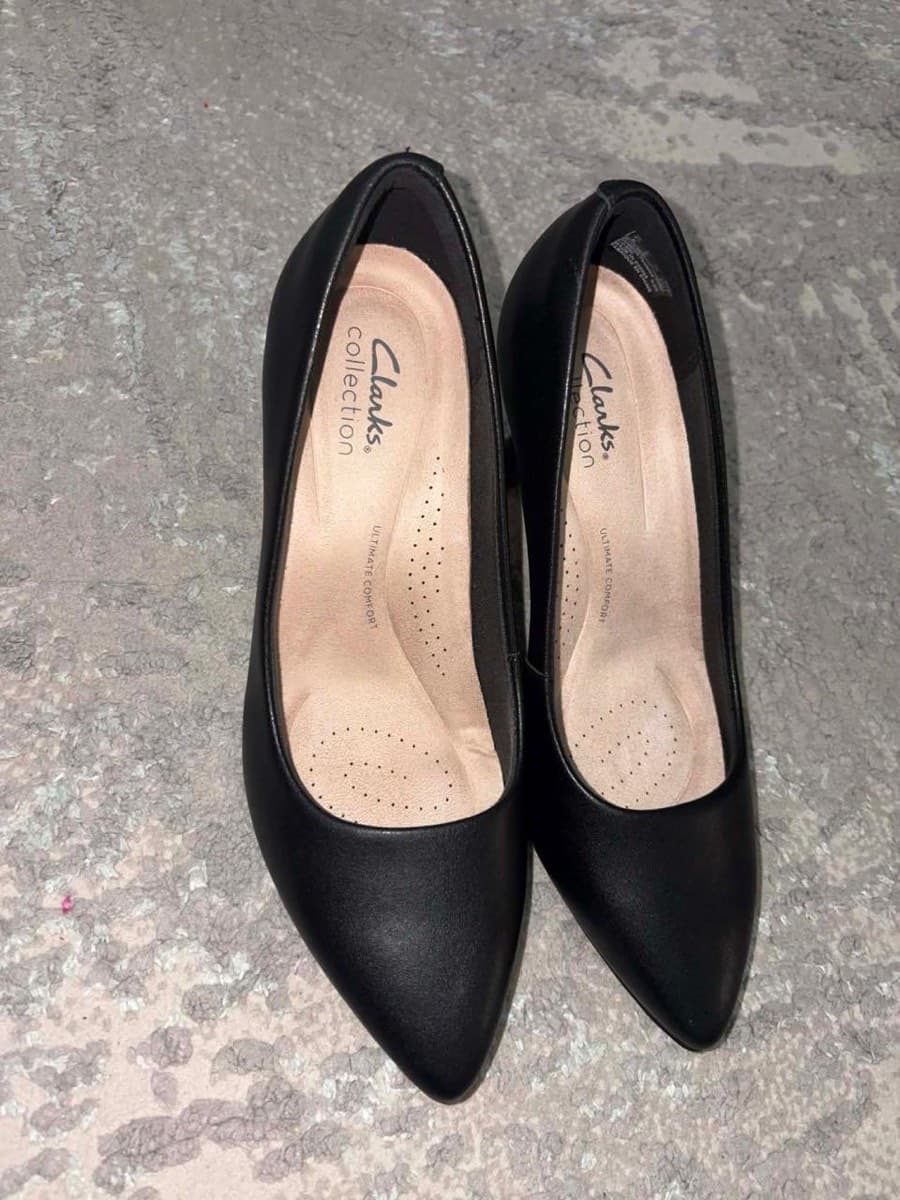 Clark Leather Pump Shoes thumbnail 3