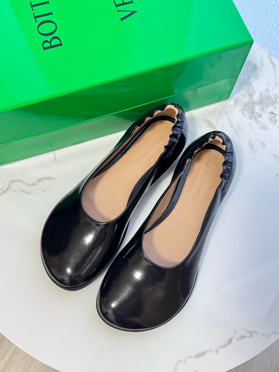 Black Patent Leather Ballet Flats thumbnail 3