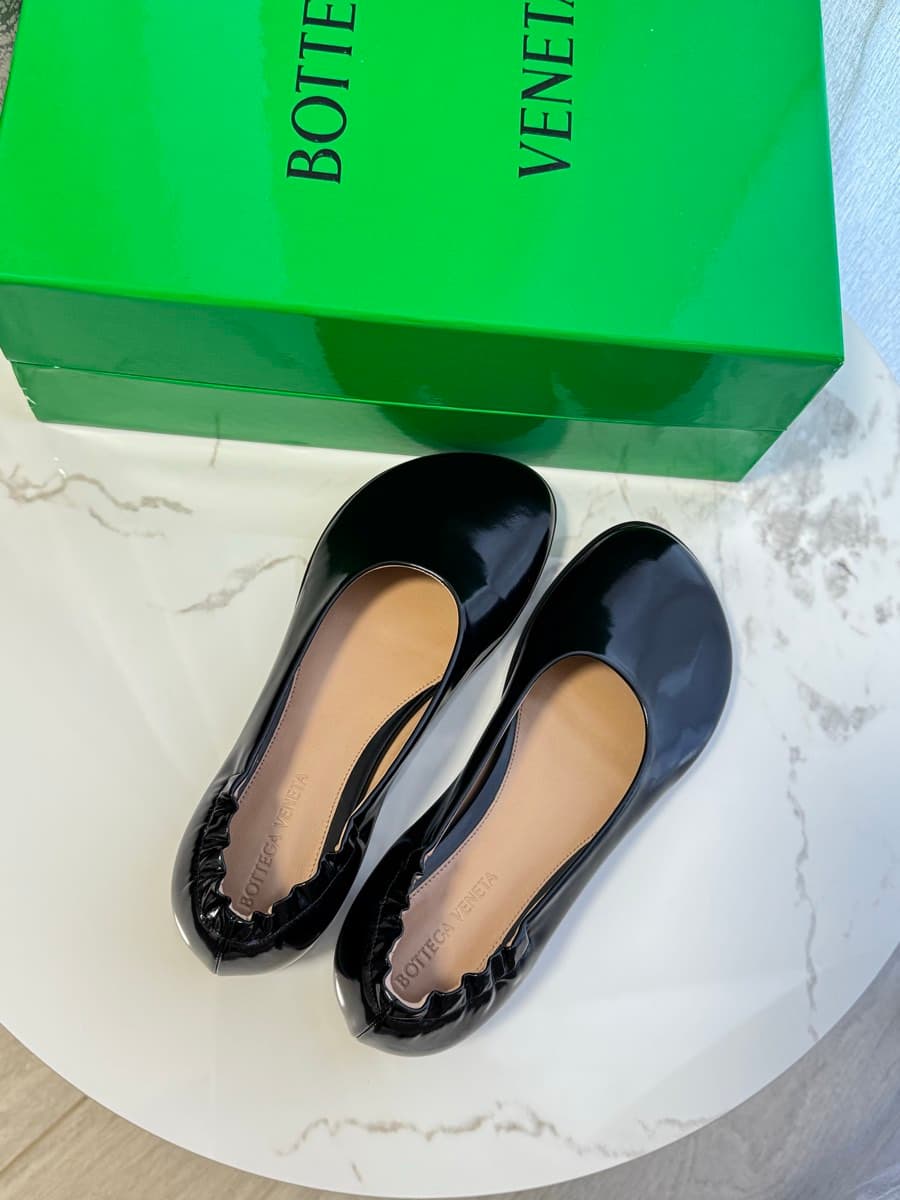 Black Patent Leather Ballet Flats thumbnail 2